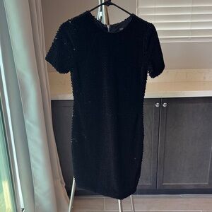 Top Shop Elegant Black Sequin Dress
